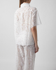 Malina Shirt Claudia Short Sleeve Lace White 40