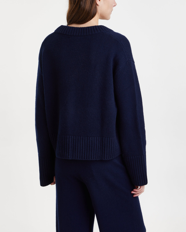 LISA YANG Cashmere Sweater Alietta Blå 2 (M-L)