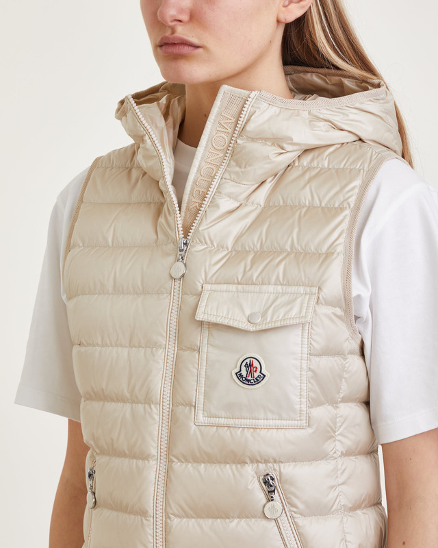Moncler Glygos Gillet Vest Beige MONCLER 5 (XL)