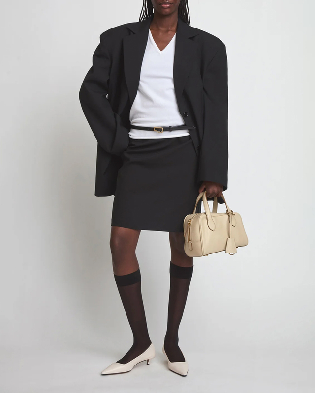 ATP Atelier Bag Ormelle Mandorla Grained Calf White ONESIZE