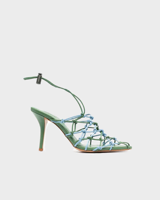 Gia Borghini Sandal Woven Grön/blå EUR 39