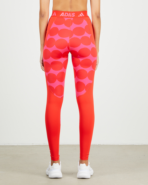 Tights Marimekkovired Röd 2