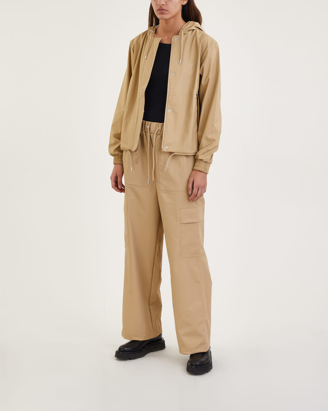 Rains String W Jacket Sand L