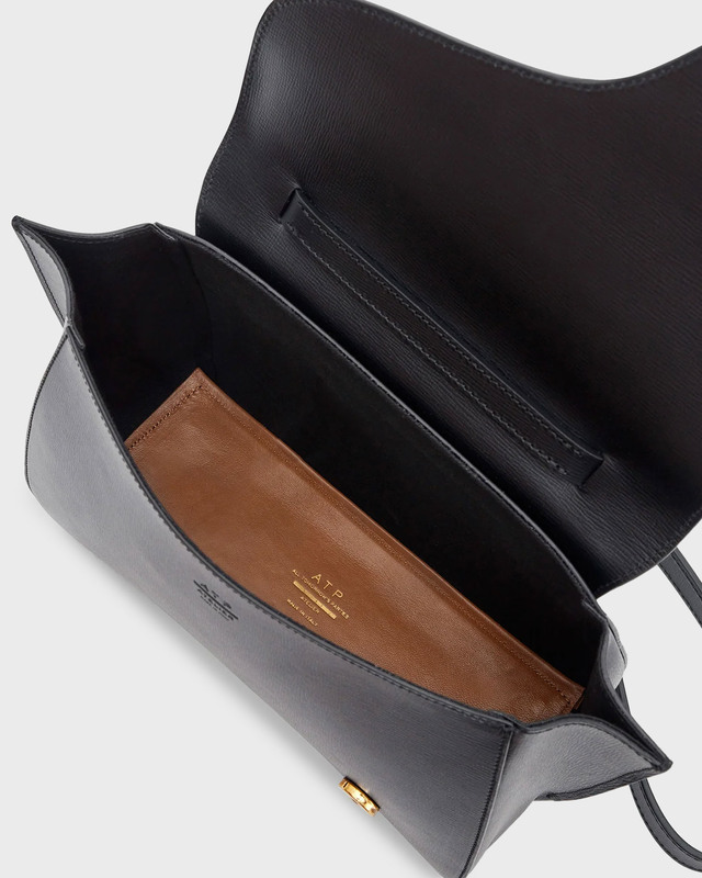 ATP Atelier Väska Arezzo Black Saffiano Svart ONESIZE