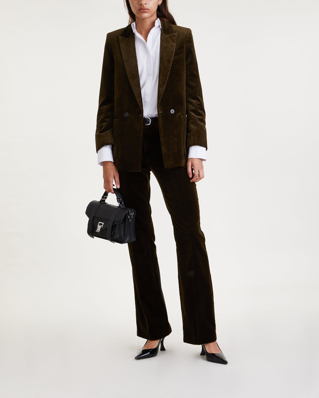 Zadig & Voltaire Kavaj Visko Velvet Khaki 40