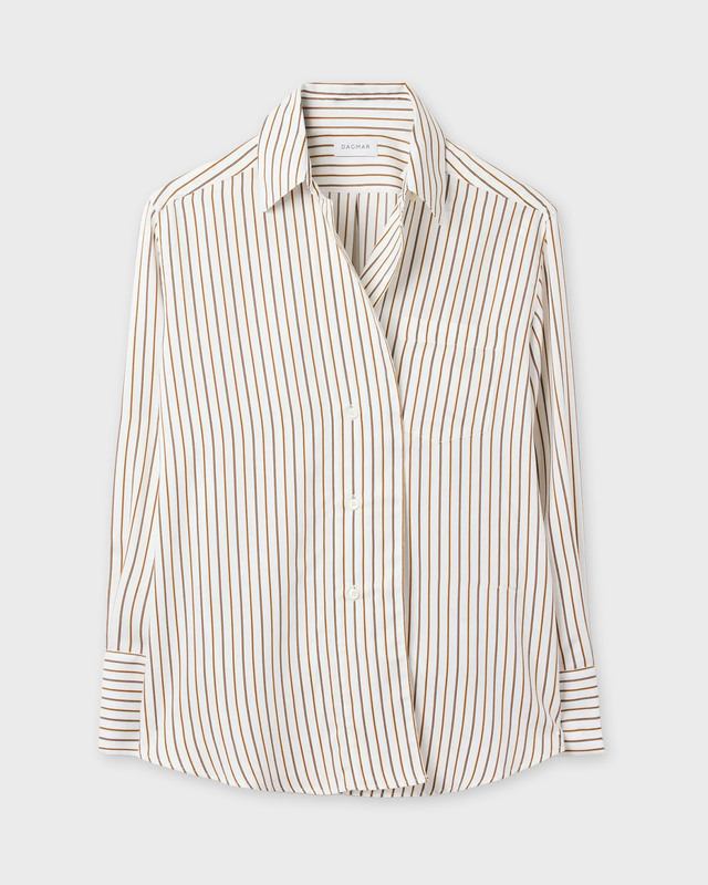 Dagmar Shirt Fluid Stripe Creme 34