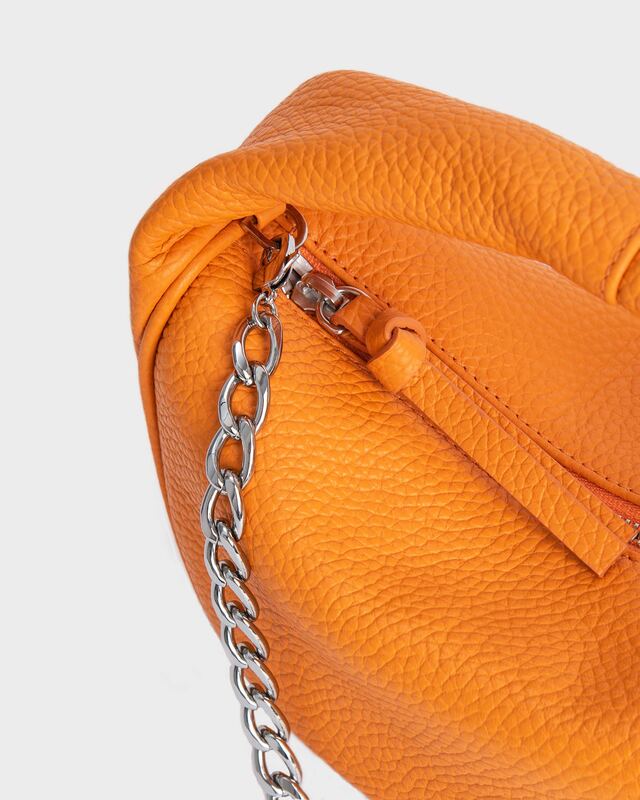 By Far Väska Baby Cush Orange Flat Grain Leather  Orange ONESIZE