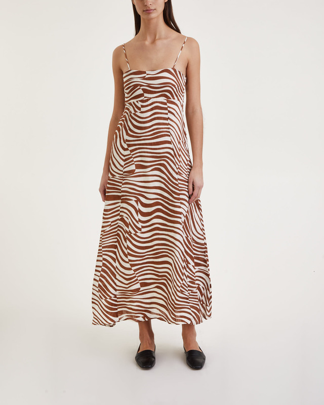 Faithfull The Brand Klänning Sorso Midi Multicolor S
