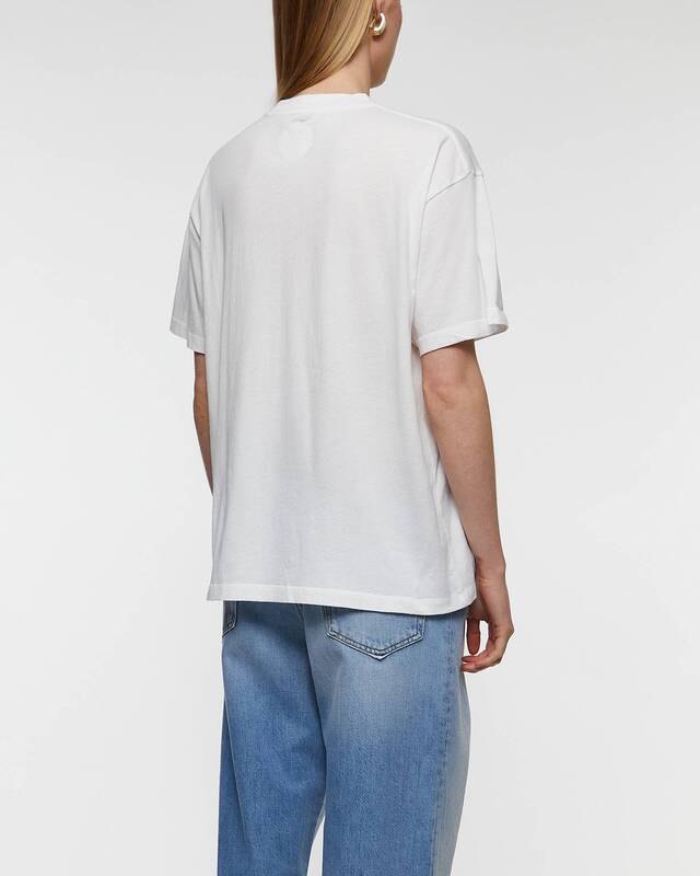 Anine Bing T-shirt Cade Hearts Ivory M