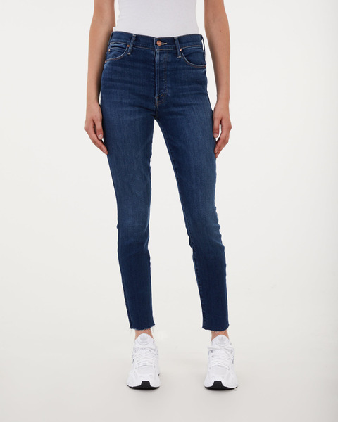 Jeans The Stunner Ankle Fray Dark blue wash 1