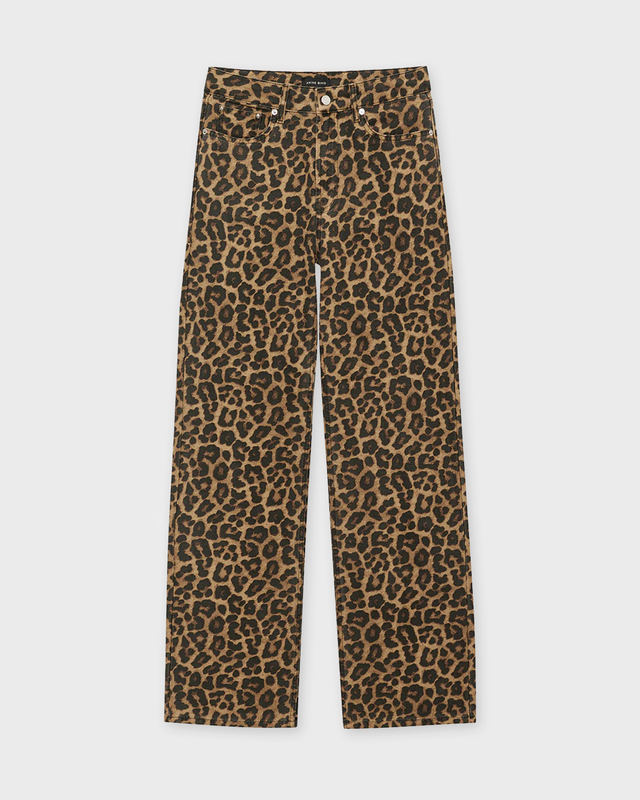 Anine Bing Jeans Hugh Leopard 28