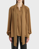 KHAITE Bluse Vali Black/gold US 4 ( EUR 36)