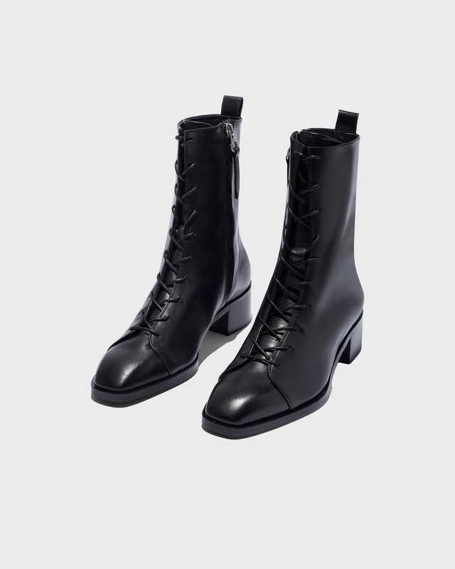 Aeyde Ankelstøvle Noel Calf Leather Black EUR 40