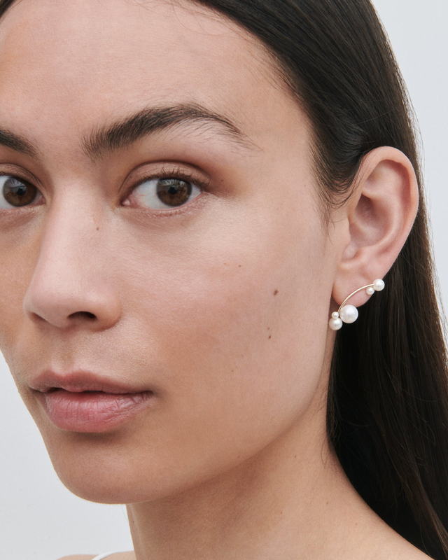 Sophie Bille Brahe Stellari earing Gold left