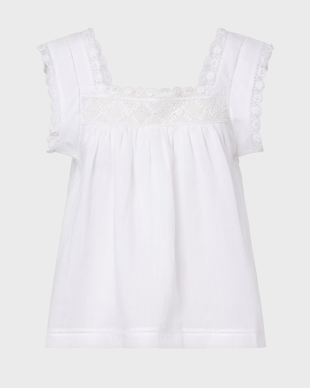DÔEN Top Aphra White M