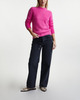 Ganni Sweater Brushed Alpaca O-Neck Pink XS