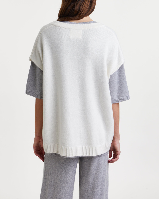 LISA YANG Väst Linn Cashmere Offwhite 0 (XS-S)