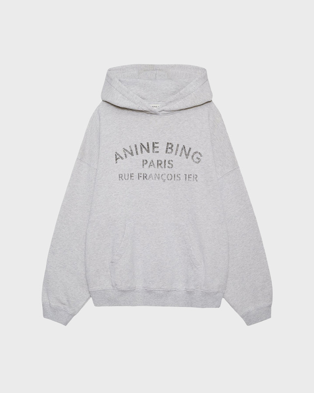 Anine Bing Hettegenser Harvey Paris Stencil Grey L
