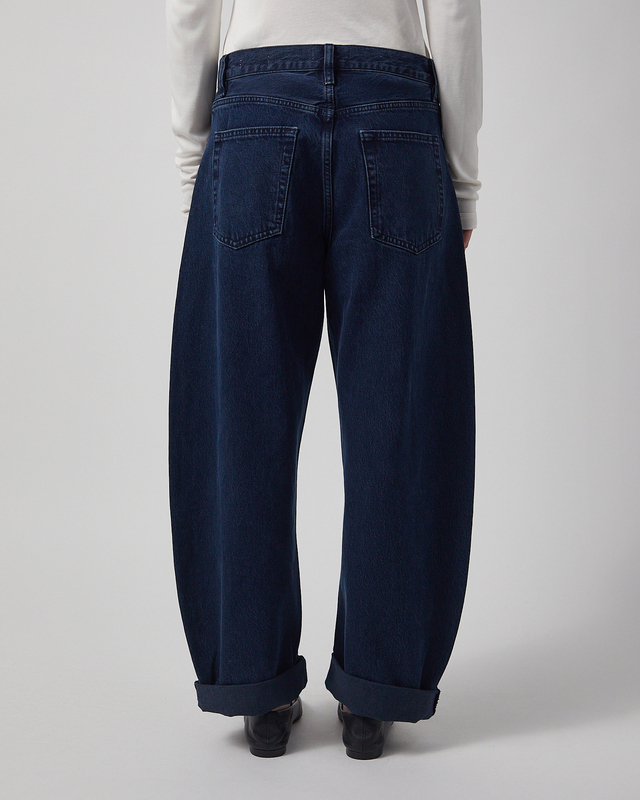 Frame Jeans The Bubble Crop Dorado Dark blue wash 26