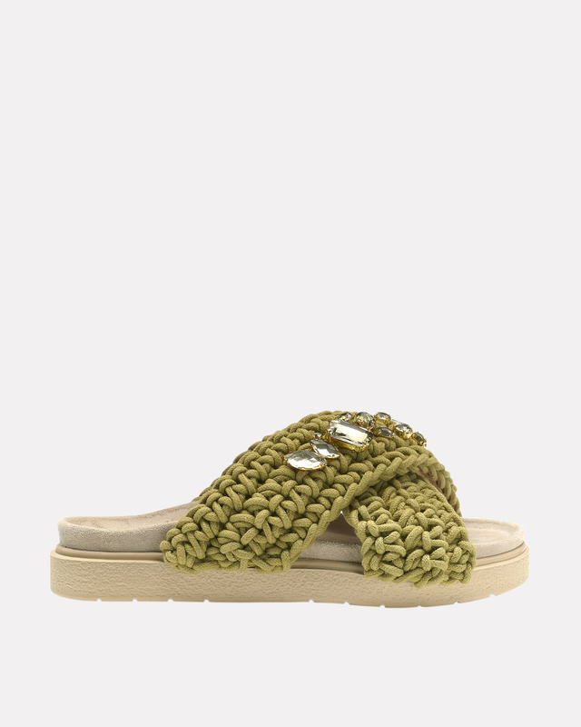 Inuikii Sandal Woven Stones Khaki EUR 37