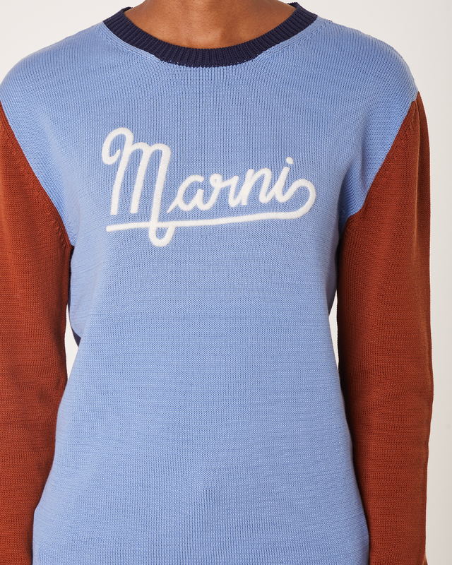 Marni Sweater Roundneck Ljusblå IT 40 (EUR 34)