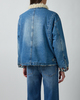 Found Jakke Horse Equine Denim Work Vintage Blue M