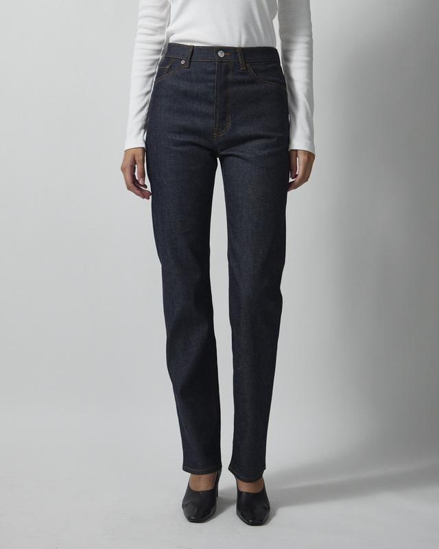 Dagmar Jeans Straight Leg Denim Raw blue W27/L32