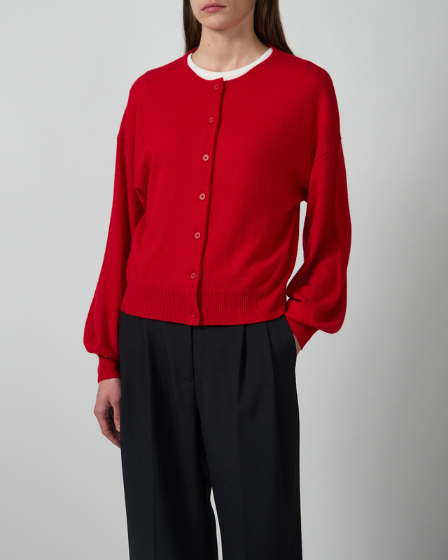 Wakakuu Icons Cardigan Lou Cashmere Wool Red XS