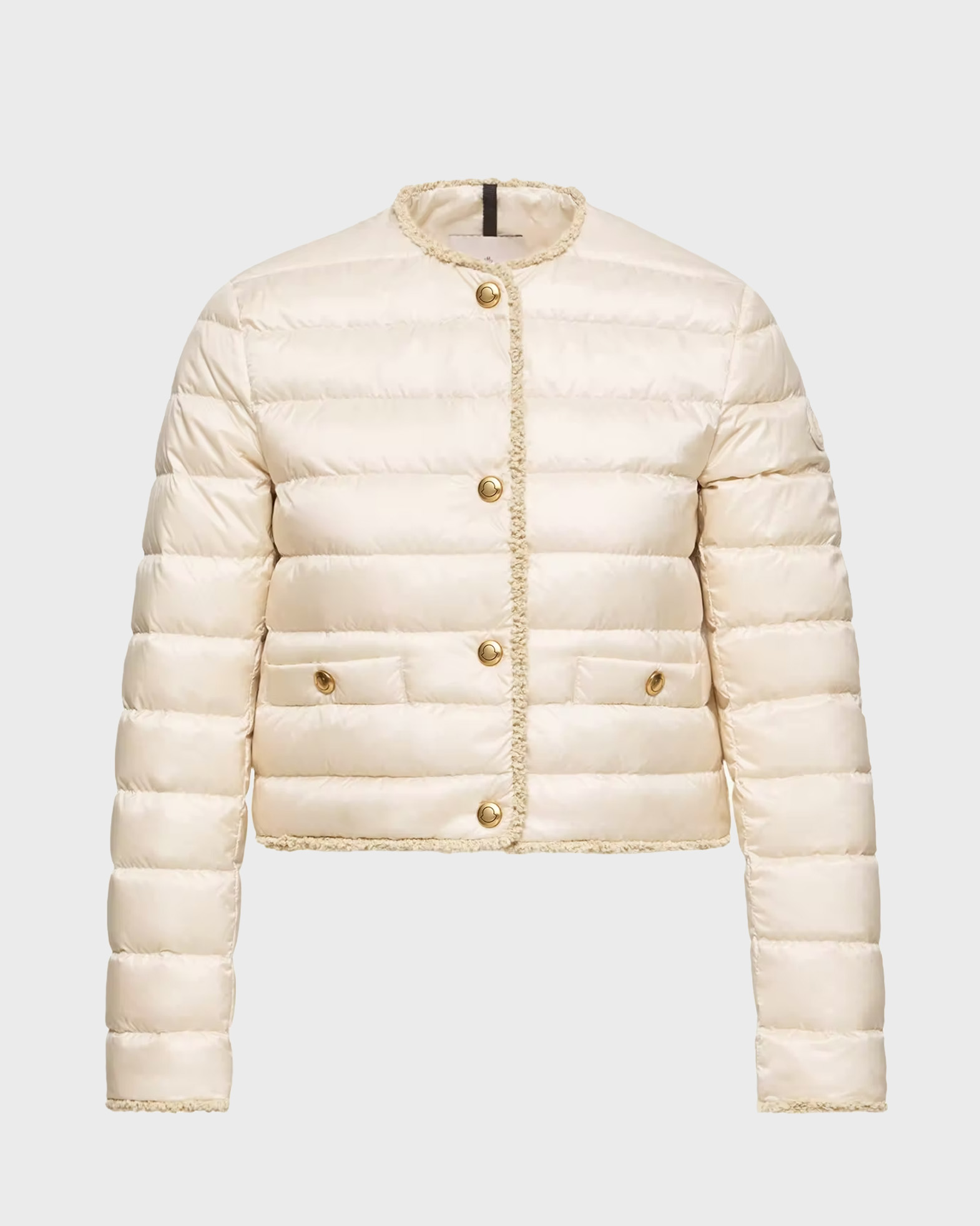 Moncler Women's Ljusbeige Fleurs Ja 5 (Xl)