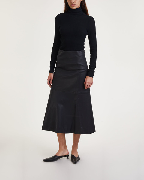 Leather skirt Simoas Black 1