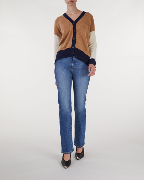 Kofta Colorblock Brun 2