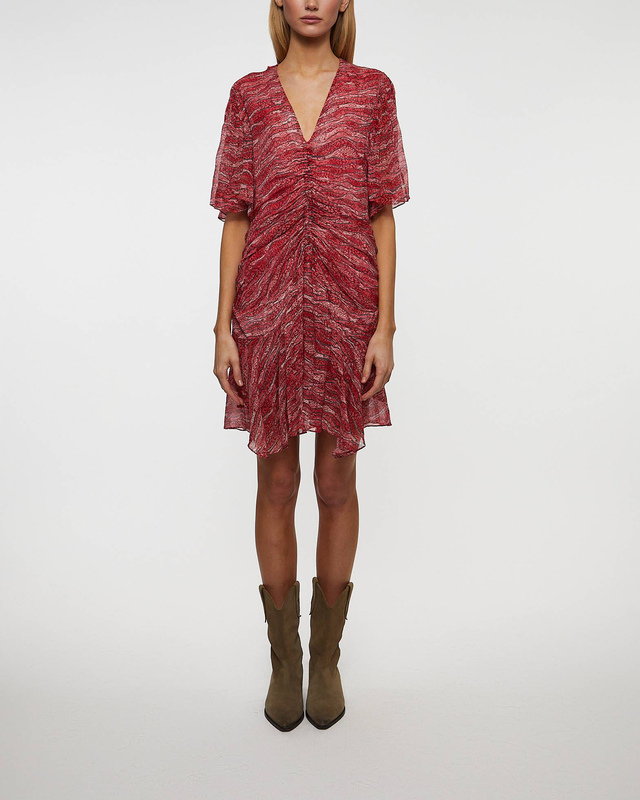 Isabel Marant Étoile Klänning Vivienne Röd FR 38 (EUR 36)