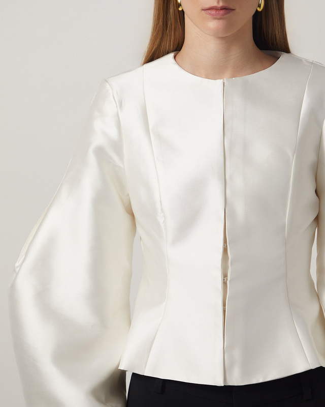 Malina Blouse Vendela Balloon Sleeve Ivory 34