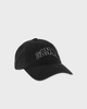 Ganni Cap Washed Cotton Canvas  Black ONESIZE