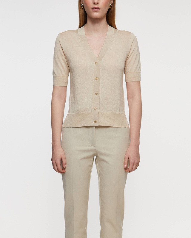 JOSEPH Kofta Superfine Cotton Silk Beige S