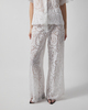 Malina Trousers Stacey Wide Lace White 42