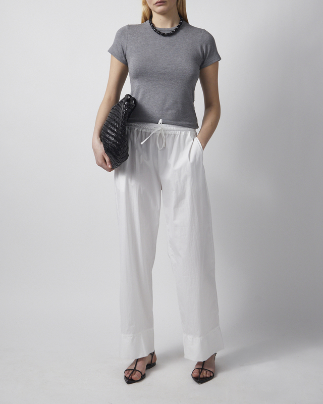 Wakakuu Icons T-Shirt Baby Tee Modal Grey melange XS