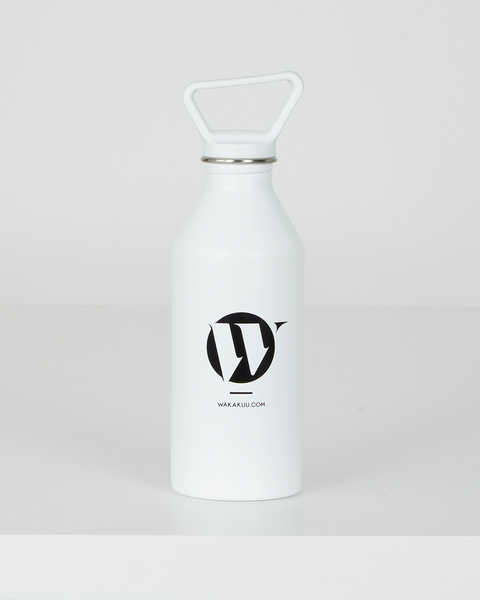 Water Bottle Wakakuu Icons White ONESIZE 1