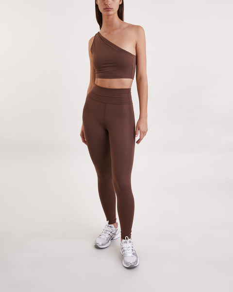Top One shoulder Brun 2