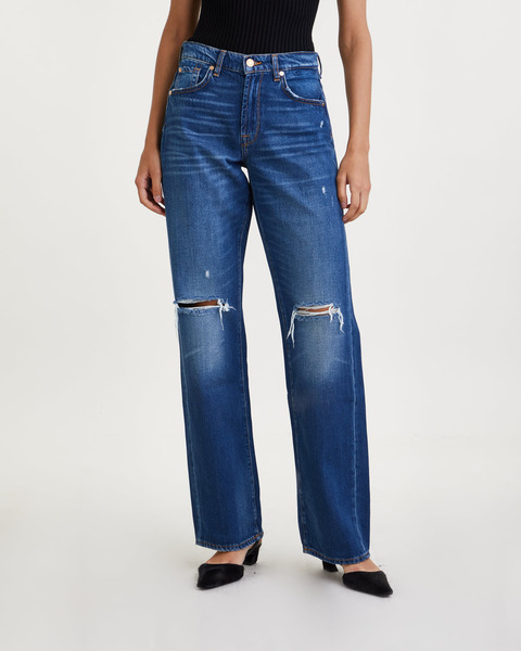 Jeans Tess Trousers Slate Mörkblå 1