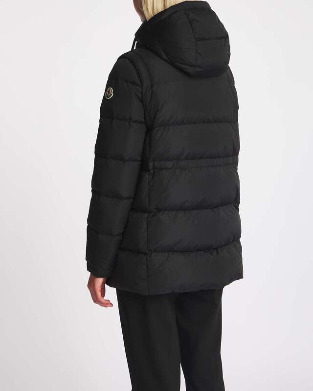 Moncler Artigny Long Coat Black MONCLER 1 (S)