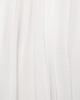 Vince Top Pleated A-Line Crew Neck Offwhite M