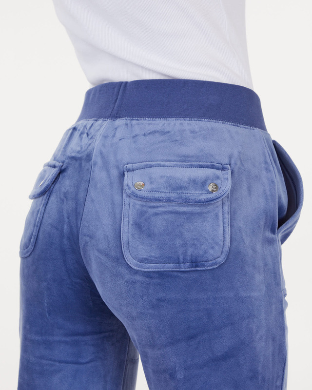 Juicy Couture Byxor Del Ray Classic Velour  Grå/blå XXS