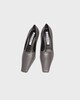 Acne Studios Klackskor Leather Pump Mörkgrå EUR 41
