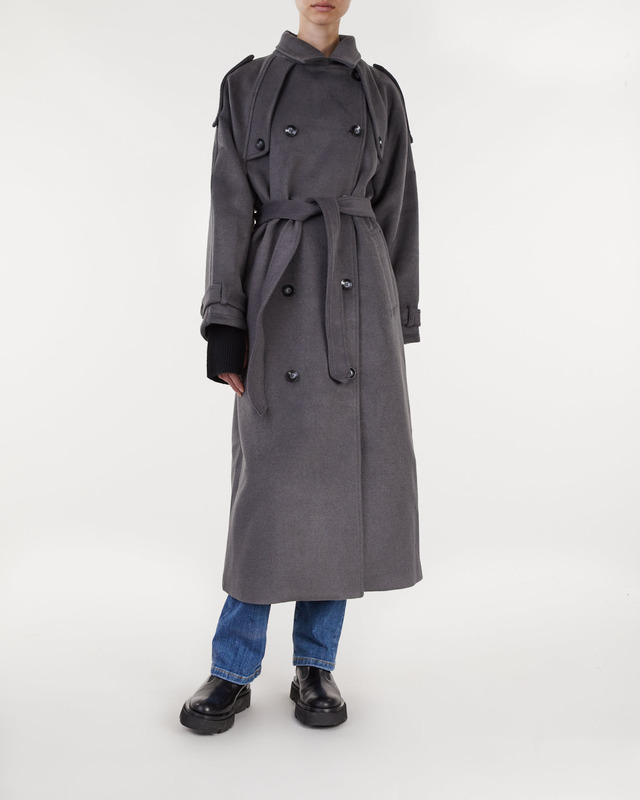 MEOTINE Kappa Bea Wool Coat Grå XS-S