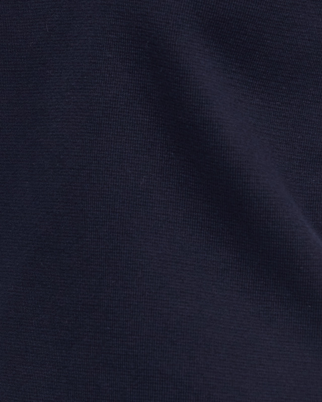 Moncler Top Knit Cotton Polo Shirt Navy S