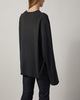 Acne Studios T-Shirt Logo Long Sleeve Relaxed Faded black M