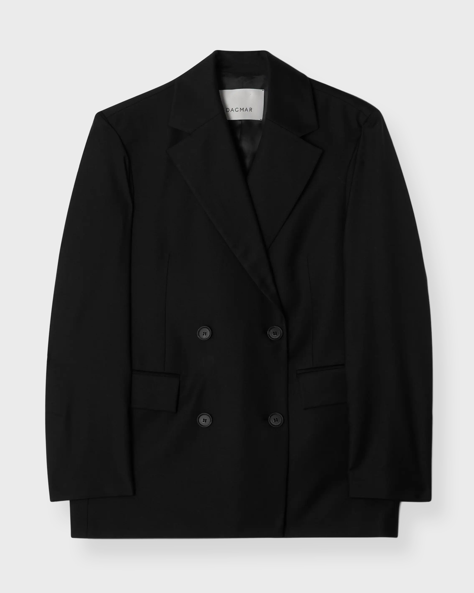 Dagmar Women's Black Blazer Classic Wool 34