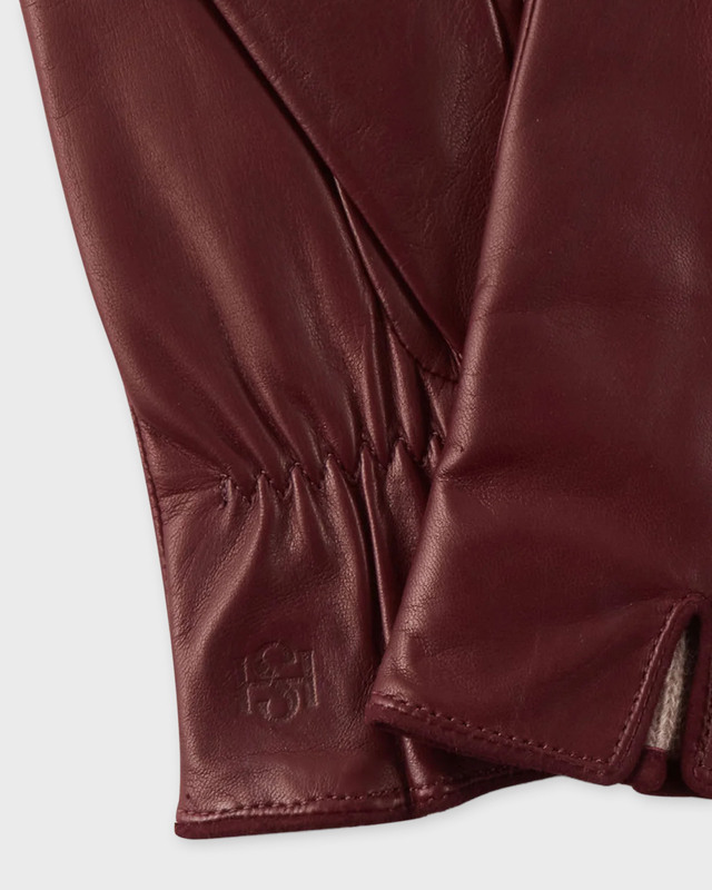 Handsome Stockholm Gloves Essentials Vino Vinröd L