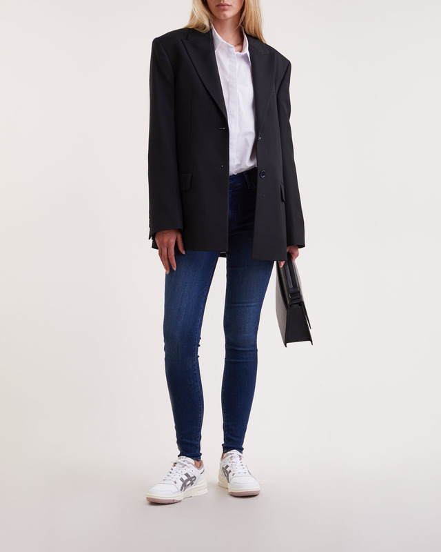 7 For All Mankind Jeans Slim Illusion Luxe Mid Blue Mörkblå 28